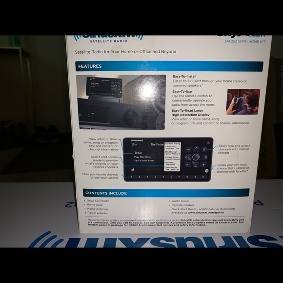 Sirus XM docking docking station and radio - Picture 4 of 4